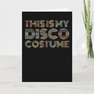 Carte reine disco femme rétro thème années 70