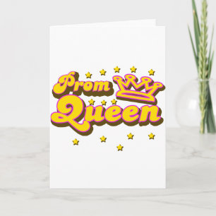 Carte Reine du bal de promo
