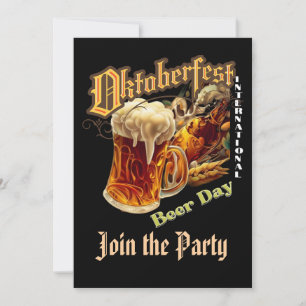 Carte Rejoignez la fête d'Oktoberfest