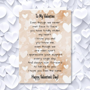 Carte Relation romantique en ligne Saint-Valentin