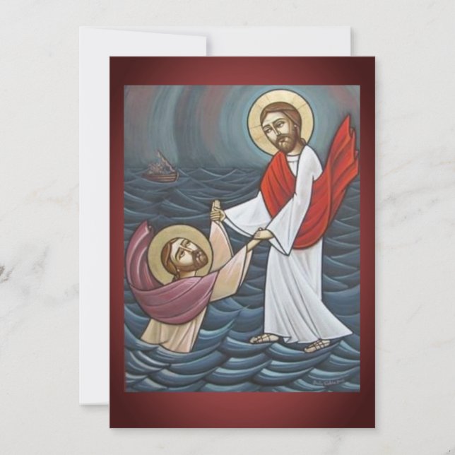 Carte religieuse plate (Devant)