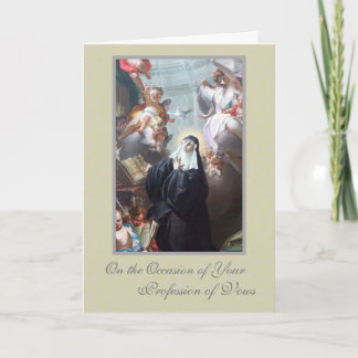 Carte Religieuses catholiques Profession religieuse des 
