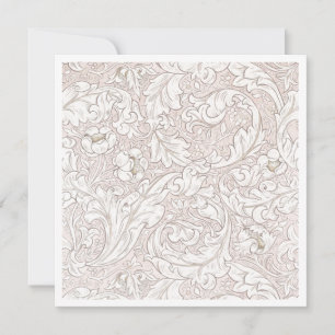 CARTE REMARQUE PLAT : WILLIAM MORRIS : MODÈLE FLOR