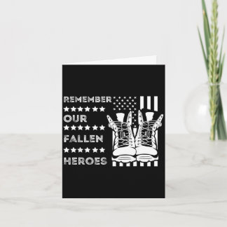Carte Remember fallen heroes memorial days usa soldi