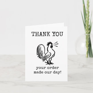 Carte Remerciement Client, Appréciation, Mignon