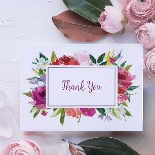 Carte Remerciements Floraux