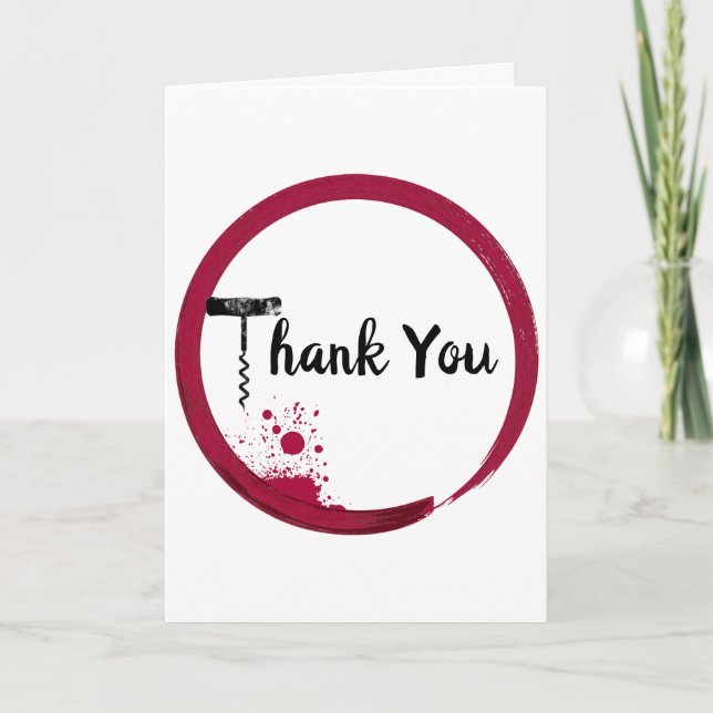 Carte Remerciements Vino (Devant)