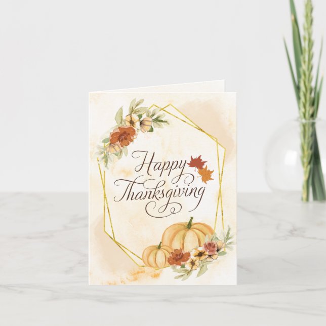 Carte Remerciez le Seigneur Bible Verse Thanksgiving (Devant)