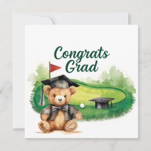 Carte Remise des diplômes de golf Félicitations pour un 
