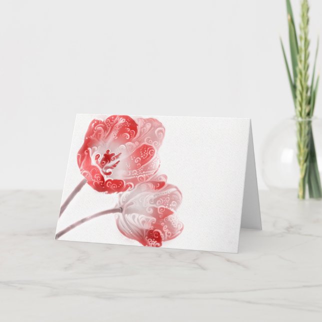 Carte Remous de tulipe (Devant)
