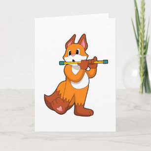 Carte Renard à la musique avec flûte.PNG