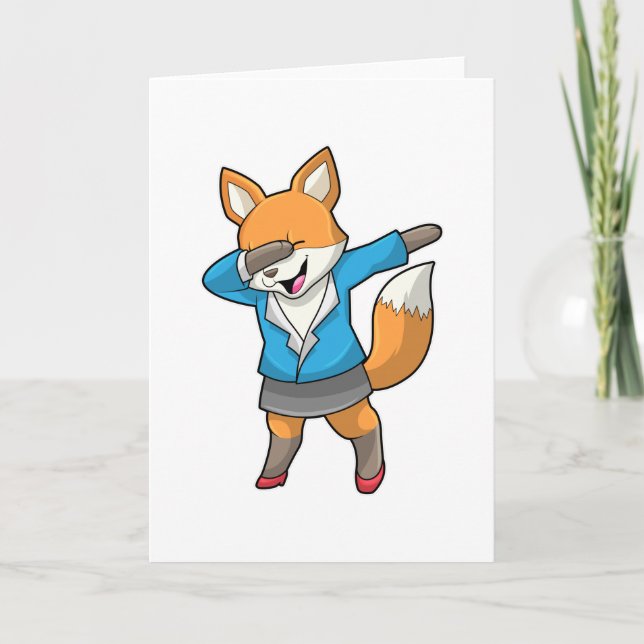 Carte Renard comme secrétaire à la danse hip hop (Devant)