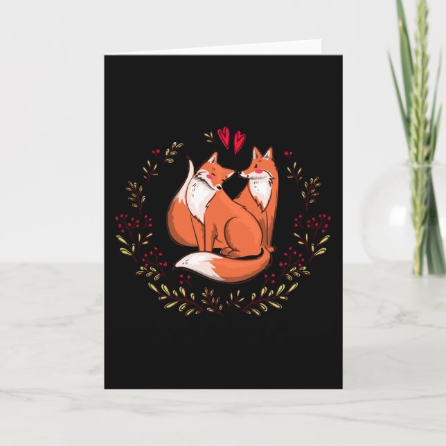 Carte Renard de Valentine (Devant)