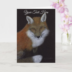 Carte Renard rouge