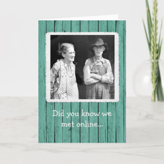 Carte Rencontrée en ligne...Anniversaire