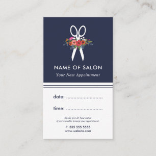 Carte Rendez-vous sur la liste des ciseaux floraux