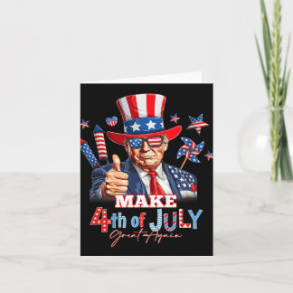 Carte Rendre 4 juillet grand à nouveau Patriotique Firew