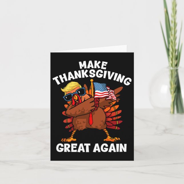 Carte Rendre à Thanksgiving sa grandeur en bombardant la (Devant)