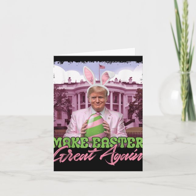 Carte Rendre la Pâques grande à nouveau amusant Trump la (Devant)