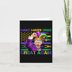 Carte Rendre Mardi Gras grand à nouveau aux États-Unis D