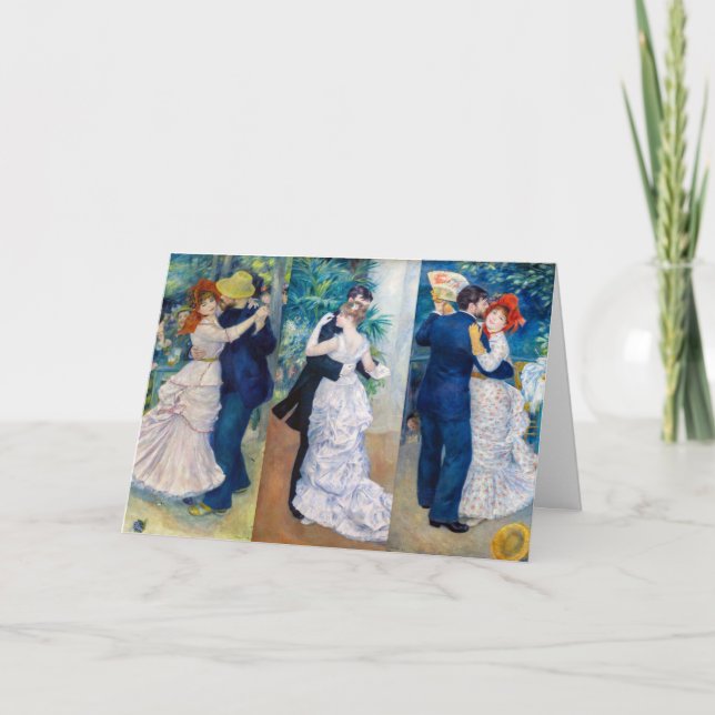 Carte Renoir - Dance serie : Bougival, Ville & Pays (Devant)