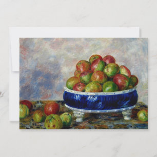 Carte Renoir - Pommes dans un plat