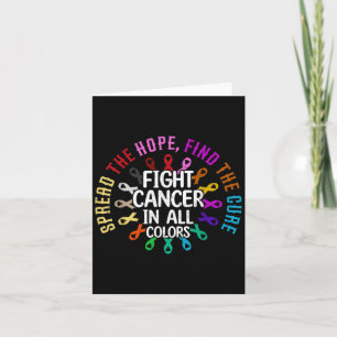 Carte Répandre L'Espoir Trouver Le Traitement Lutter Con
