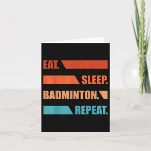 Carte Répétition du badminton d'Eat Slepp