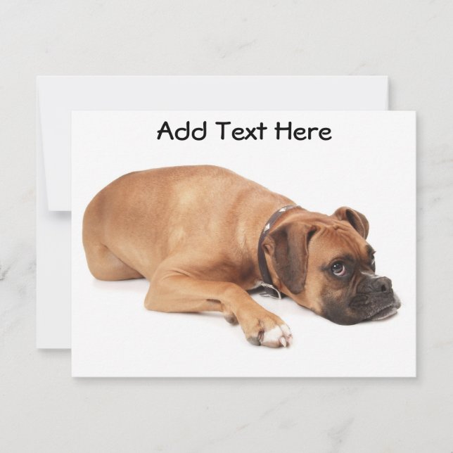 Carte Repose de la boîte ouverte (Devant)