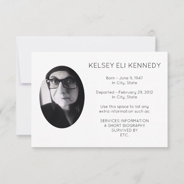 Carte repose en paix (Devant)