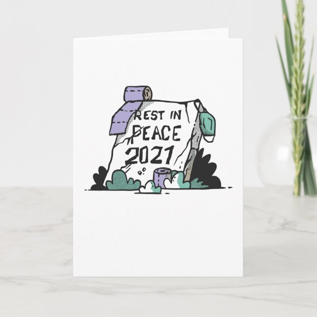Carte Repose en paix 2021 (Devant)