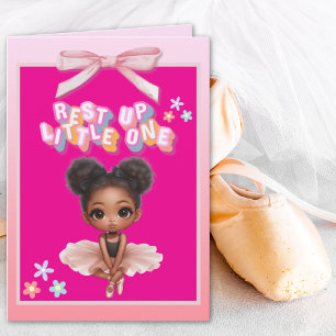 Carte Repose sur Little One Ballerina Magique Se Bien