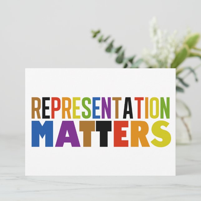 Carte Representation Matters Rainbow Diversity Card (Debout devant)