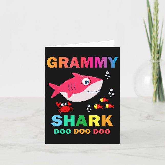 Carte Requin Grammy  (Devant)