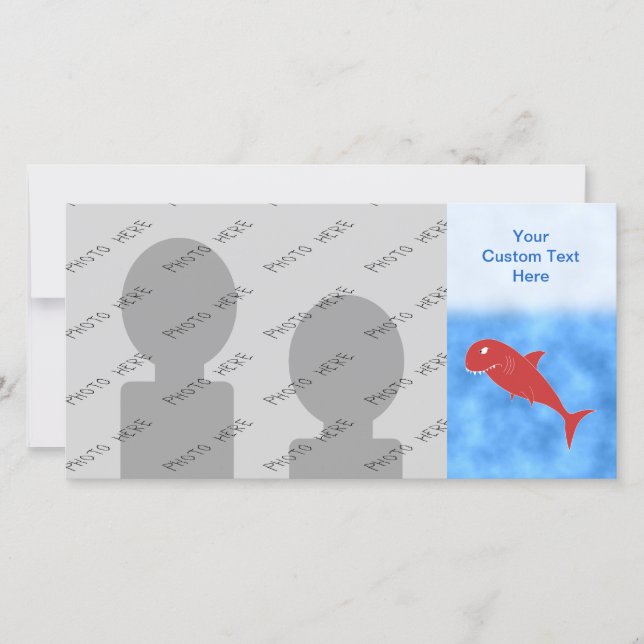 Carte Requin rouge. (Devant)