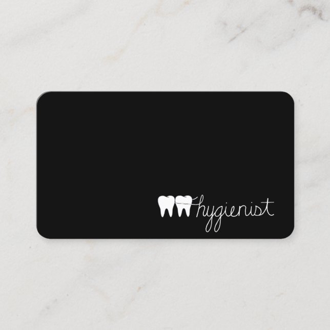 Carte réseau hygiéniste dentaire (Devant)
