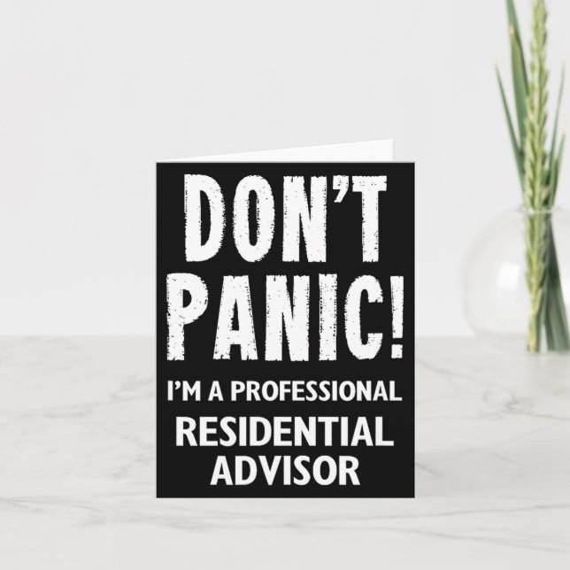 Carte Residential Advisor  (Devant)