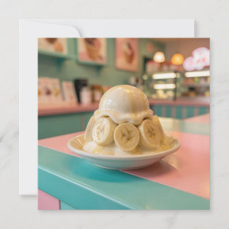 Carte Resin Banana Sundae | Retro Ice Cream Shop