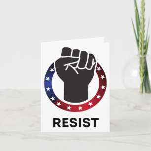 Carte Résister à la première protestation anti-Trump
