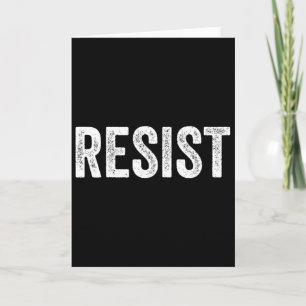 Carte Résister Marche De Protestation Anti-Trump Politiq