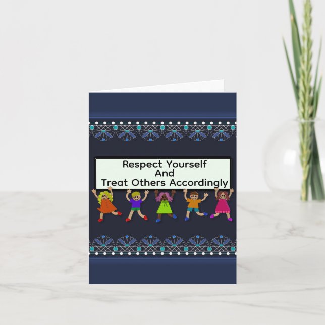 Carte Respect Yourself Greeting Card (Devant)