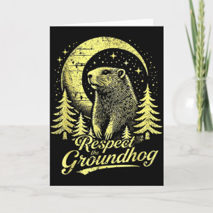 Carte Respecter la marmotte - Drôle de jour de la marmot