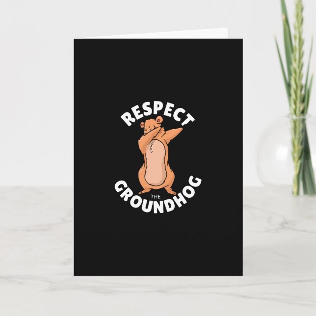 Carte Respectez le marmotte (Devant)