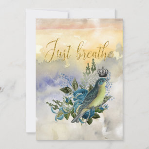Carte Respire le collage