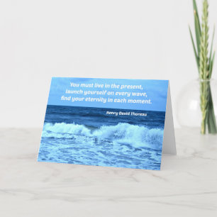 Carte Ressacs et citation par H.D. Thoreau
