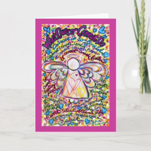 Carte Ressort Coeurs Cancer ne peut pas faire Angel Cart