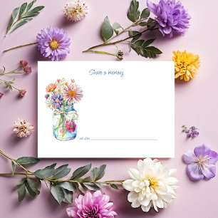 Carte Ressorts floraux dans un pot Partager une mémoire
