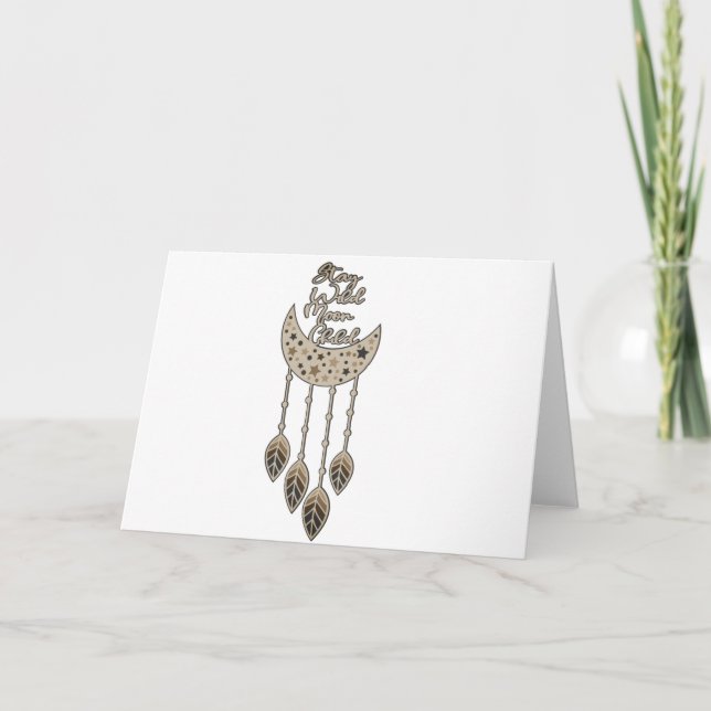 Carte Reste Sauvage Enfant de la Lune Vierge (Devant)