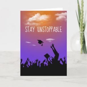 Carte Restez à l'arrêt de la graduation textuelle