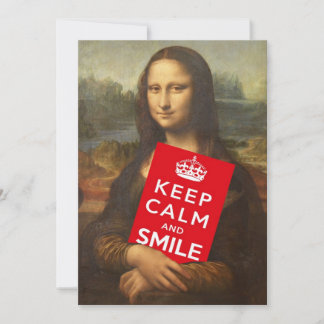 Carte Restez Calme Et Souriez